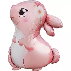 Шар Фигура Милый зайка Розовый