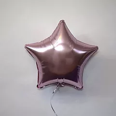 Шар звезда 18 металлик Розовый